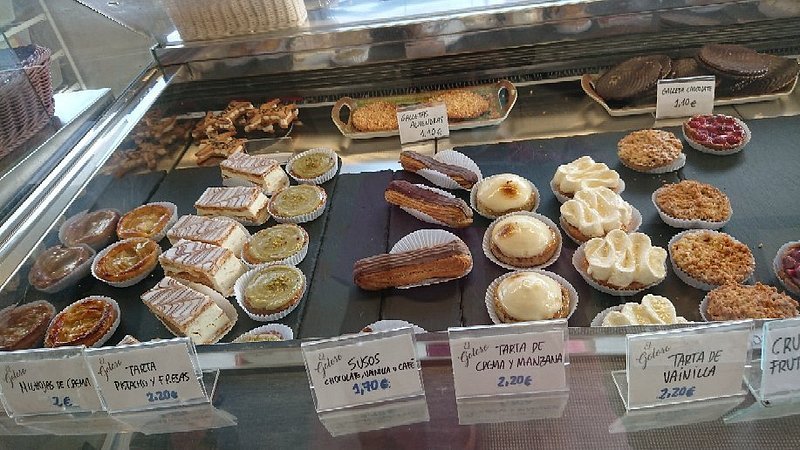 Vitrina de pastelería